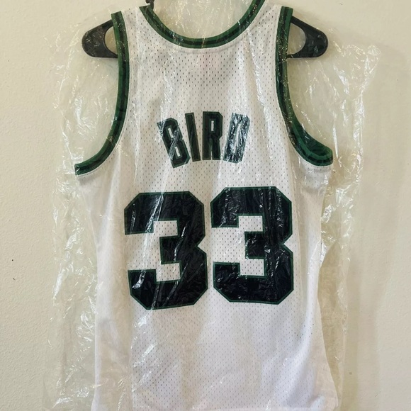 Larry Bird Mitchell & Ness Swingman Boston Celtics 1985-86 Jersey - White sz-sm - Picture 11 of 16